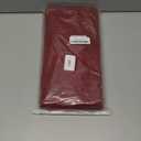 homing Cotton Linen Placemats Set of 6, Cloth Washable Farmhouse Dining Table Mats for Indoors & Outdoors, Easy to Clean, Red, 13 x 19 Inch