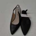 Greatonu Women's Slingback Kitten Heel Pointed Toe Dress Pumps Shoes 9