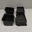 Bed Risers 2 inch, 3 inch, 4 inch, 6 inch or 8 inch Heavy Duty Furniture Risers, Up to 6000 Lbs L Shaped Design Bed Lifts Blocks for Couch Desk Sofa Table (Black, 4 Inch 4 Pack)