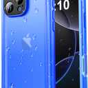 SPORTLINK Waterproof Case for iPhone 16 Pro Max, Shockproof Dustproof Built-in Screen Protector, Full Body Sealed Heavy Duty Protective Cover for iPhone 16 Pro Max 6.9" Blue