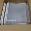 Mumufy 2 Pcs 1.32 Gallon Drink Dispensers for Parties with Spigot Plastic Beverage Dispenser for Fridge Juice Lemonade Container with Marker Sticker Family Daily Use