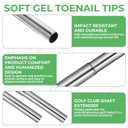 8 Pcs Golf Club Shaft Extensions, Aluminum Alloy Golf Club Extensions Putter Length Adjustment Tool for Irons and Woods Golf Steel Clubs Replacement Parts