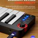 Donner Mini MIDI Keyboard, N-25 25 Key MIDI Controller for Beginner with Velocity-Sensitive Mini Keys&Light-up Rocker&Music Production Software, Small Controlador MIDI with 40 Teaching Courses