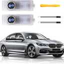 2PCS Car Door Light Projector, Customized Logo Welcome LED Lights Compatible with 1/3/4/5/6/7/X1/X2/X3/X4/X5/X6/M Series Car B Accessories