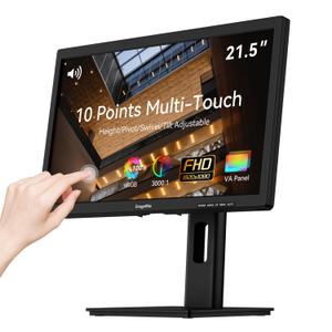 24 Inch Touchscreen Monitor VA 3000:1 Contrast PC Touch Screen 99% sRGB