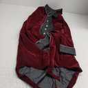 Medieval Steampunk Tailcoat Halloween Costumes for Men, Renaissance Pirate Vampire Gothic Jackets Vintage Warlock Frock Coat (Medium, Red)