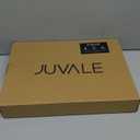 Juvale Bamboo Silverware Organizer for Drawer, Kitchen, 6 Slot Utensil Tray (Black, 17 x 11.75 x 1.75 In)