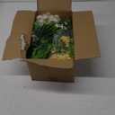 24 Bundles Artificial Flowers for Outdoors & Faux Plants UV Resistant Fake Silk Dahlia Daisy Fern Lavender Boxwood Shrub for Summer Gardens Porch Home Window Box Indoor Outdoor Cemetery Decor, Mixed