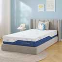 EGOHOME Firm Full Size Mattress 8 Inch Memory Foam Mattresses Bed in a Box with Gel Foam and Removeable Fiberglass Free Cover for Cool Sleep and Back Pain Relief, CertiPUR-US Certified, Blue