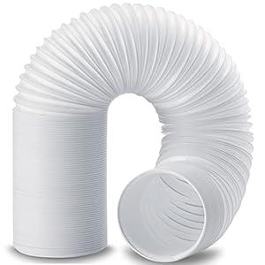 80" Length 5.9 Inch Diameter Portable Air Conditioner Hose, AC Exhaust Hose Anti-Clockwise Thread Air Conditioner Parts Compatible with Haier, Delonghi and More (Anti-Clockwise 5.9 inch)  