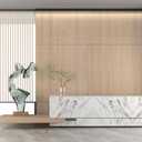 Boobest 157.4x31.5 Wide Wood Grain Contact Paper Beige Wood Textured Wallpaper Stick and Peel Waterproof Maple Wood Look Wallpaper for Furniture Kitchen Countertops Shelves Nursery Bedroom Walls
