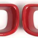 Shkalacar Front Bumper Air Brake Duct Cover Trim, Car Lower Grille Air Duct Frame Compatible with BMW Mini F55 F56 F57 S 2014-2021 OEM 51117337809 51117337810