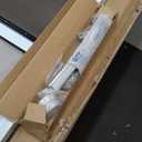 Dog Door for Sliding Glass Door, Adjustable Height 75 3/5" to 80" Sliding Door Pet Door Insert with Screen Design, Suitable for Large Dogs Up to 75 lbs, New