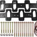 Rectangle Billet Intake Manifold Adapter Plates Compatible with LS1 Cathedral Port Cylinder Head to LS3 LSA ZL1 CTS-V