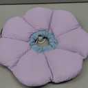 Cat Cone Collar,Cute Waterproof Cat Recovery Collar,Anti-Bite Lick Wound Healing Safety Elizabethan e Collar for Cats,Purple Flower All-Season Style (M)