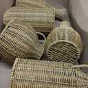 5 Set Faux Rattan Vases, Wicker Flower Vase Set for Farmhouse Decor
5 Unique Woven Vase Styles for Floral Arrangements, Featuring Boho Home Styling, Office, Wedding Centerpieces and Event Decor