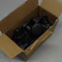 4PCS Roof Box U-Bolt Clamps, 82mm Internal Width Rooftop Cargo U-Bracket Clips with 8 Lock Nuts 2 Straps, Stainless Roof Carrier Rack Clamps Universal Car Mounting Accessory Kit