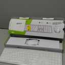 Wireless Keyboard and Mouse Combo - Full Size Slim Thin Wireless Keyboard Mouse with Numeric Keypad 2.4G Stable Connection Adjustable DPI (White & Silver)