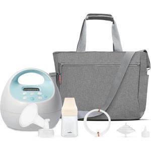Spectra Baby S1 Plus Premier Rechargeable Breast Pump with Grey Tote Premium Accessory Kit - 24 mm