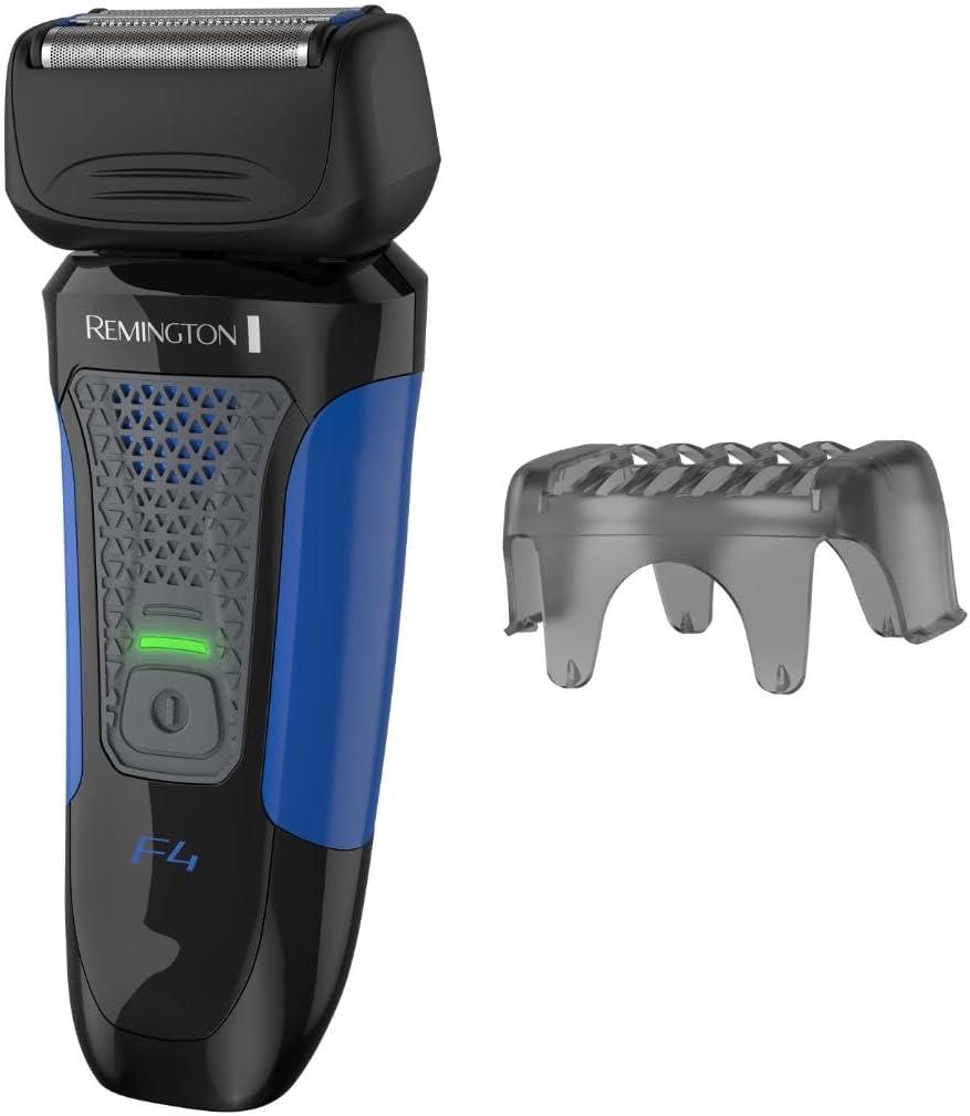 Remington Comfort Series Foil Shaver for Men, Electric Shaver, Pop-up Trimmer, Blue, PF7400E (1 Count (Pack of 1))