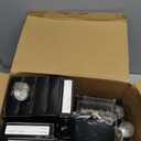 30 Pieces Hip Flasks Set Stainless Steel Liquor Flask with Funnel Metal Leak Proof Flask Pocket Whiskey Flasks for Men Women Bridesmaid Wedding Party Supplies (Black,6 oz)