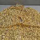Mr. Pen- Small Christmas Tree Skirt 24 inch, Gold Sequin Tree Skirt, Christmas Skirt Tree, Xmas Tree Skirt