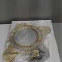 Large Wall Mirror,Modern Wall Mirrors Decorative,3DMetal Ginkgo Biloba Design - Perfect for Living Room, Bedroom, Bathroom, or Entryway Wall Decor (18"L x 33"W)