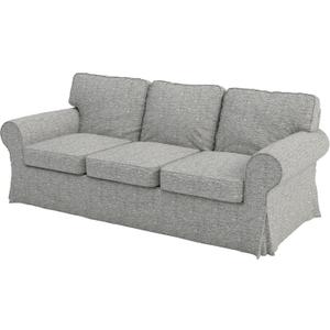 Ektorp 3 Seat Sofa Cover Replacement is Custom Made Slipcover for IKEA Ektorp Sofa Cover (Polyester Flax)