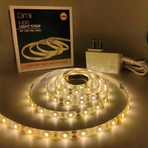 4.92ft Warm White LED Strip Lights 3000K Soft White Short Led Strip Lights Plug in LED Light Strip 12v LED Tape Lights LED Strip Lights Cuttable (3000K Warm White, 4.92FT)