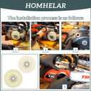 717-04749 107713-01 Sprocket Gear Kit Fits MTD 6 Teeth Chainsaw Remington Pole Saw Replace 717 04749, 71704749, 075752, 75752 (4PCS)