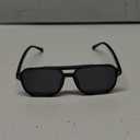 FEISEDY Retro Square Aviator Sunglasses Women Men 70s Vintage Trendy Plastic Frame Sun Glasses B2835