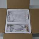 NIORSUN 19.9 inch Battery Operated Wall Sconce Set of 2,Black Rechargeable Wall Lights with 5200mAh Dimmable Detachable Bulbs and Remote,10 Colors Wireless Sconces for Bedroom Living Room Hallway