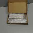 Vesici 12 Pcs 7.87 x 3.35 inches Small Silver Tray Bulk, Stainless Steel Rectangle Serving Trays Trinket Decorative Bathroom Tray for Vanity Jewelry Makeup Towel, Dish Plate Tea Fruit Storage Platter