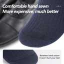 Men's Cotton Crew Socks, 5 Pairs, Anti-Odor Moisture Wicking, Double Needle Stitching, Pill-Resistant Fabric, All Season Wear (28 Gram Thin Version, 1 Pair Each in 5 Colors, Totaling 5 Pairs, 5-9)