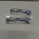 Gaoye 3.5 Executive Style Reading Glasses Men - Durable Readers with Blue Light Filtering- Comfortable Fit with TR90 Frames (2black)