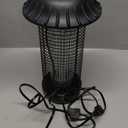 Buzbug LED Bug Zapper Indoor Outdoor, 10 Years Lifespan, 6.5ft Power Cord, IPX4 Waterproof, High-Voltage, Mosquito Zapper, Fly Trap Mosquito Trap, Fly Killer Fly Zapper -MO008C (New Black)