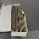 HAUTOCO 12 Pack Trifold Poster Board 26'' x 15.74'' Medium Tri Fold Project Boards White Corrugated Presentation Cardboard for Science Fairs, School Projects, Event Displays, Business