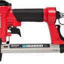 Arrow PT50 Oil-Free Pneumatic Staple Gun, Professional Heavy-Duty Stapler for Wood, Upholstery, Carpet, Wire Fencing, Fits 1/4, 5/16, 3/8", 1/2", 9/16 Staples , Red