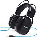 Alesis DRP100 - Audio-Isolation Electronic Drums Headphones for Monitoring, Practice or Stage Use with 1/4" Adapter and Protective Bag