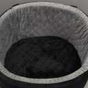 Lealchum
Dog Car Seat for Small Dogs Up to 30 Lbs,Ultra Soft Fabric Fill in Comfy Memory Foam,Happy Pet Ride,2 Safety Dog Leashes,Fully Detachable and Washable,Anti Slip Base(Black/Grey)