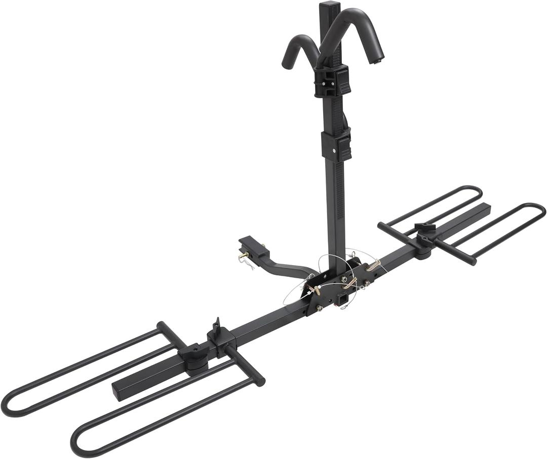 Rockland 2-Bike Hitch Bike Rack, 80 lbs, Bicycle Platform Style Carrier
Fits Up to 2.5" Fat Tires, Foldable Platform Style, Fits 1.25" & 2" Receivers for Cars SUVs Vans RVs
