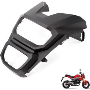 Mokuo Motorcycle Black ABS Bodywork Headlight Cover Fit For Honda Grom Msx125 SF 2016-2020 Fairings Kit Parts