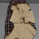 Kuoser Warm Dog Coat, Waterproof Dog Jacket for Extra Large Dogs, Adjustable Durable XL Doggie Winter Coat Reversible Cozy Puppy Cold Weather Apparel from Small to Large Breed, Brown XL