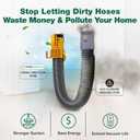 Crucial Vacuum Hose Compatible With Dyson DC07 All Floors Hose Silver/Yellow No. 904125-51