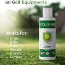 2 x Pro Golf Club Polish, Golf Club Cleaner, Golf Club Scratch Remover Golf Club Rust Remover/Golf Club Cleaning Kit - 10 oz of Metal Polish Compound, Essentials Golf Accessories Golf Gifts for Men