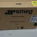 SMEG 2 Slice Toaster with 6 Presets and Defrost Function and Removable Crumb Tray (Black)