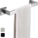 16 Inch Towel Bar for Bathrooms 12/16/20/24/28/32/36 Inch Stainless Steel 304 Brushed Nickel Towel Holder Modern Square Towel Rod Rustproof Wall Mount (1, Brushed Nickel, 16 Inch)