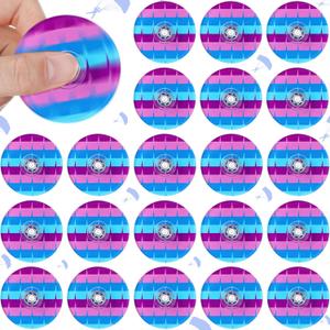 Sotiff 24 Pcs Video Game Fidget Spinners Bulk, Mini Fidget Toys, Video Game Birthday Party Favors, Goodie Bags Stuffers, Party Games, Rewards Carnival Prizes