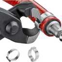 9 inch Ear Clamps Pliers Pinch Clamp Plier Single Ear hose Clamp Pincer Tool Crimp Crimping Tools (228.6 mm)