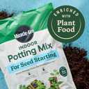 Miracle-Gro Indoor Potting Mix for Seed Starting, For Starting Vegetable, Flower, and Herb Seeds Indoors, Excellent for Cuttings, 8 qt. (2-Pack)